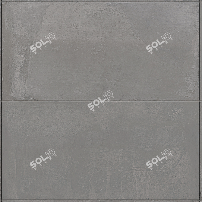 Concrea Gray Concrete Wall Tiles: Modern, Stylish, and Easy to Install 3D model image 3