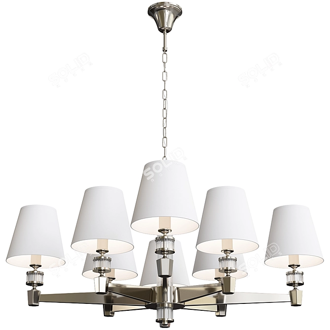 MW-Light DelRey 8 - Elegant Ceiling Chandelier 3D model image 3