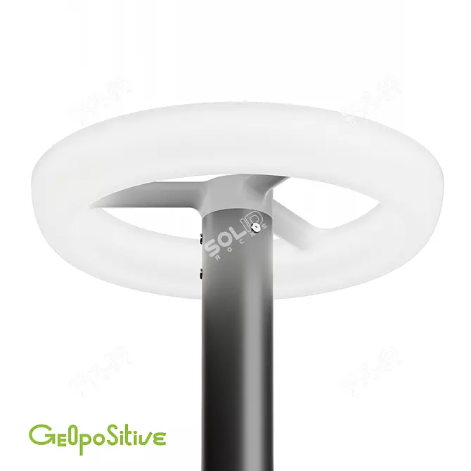 Modern City Lighting Solution: Street and Park Lamp 3D model image 1