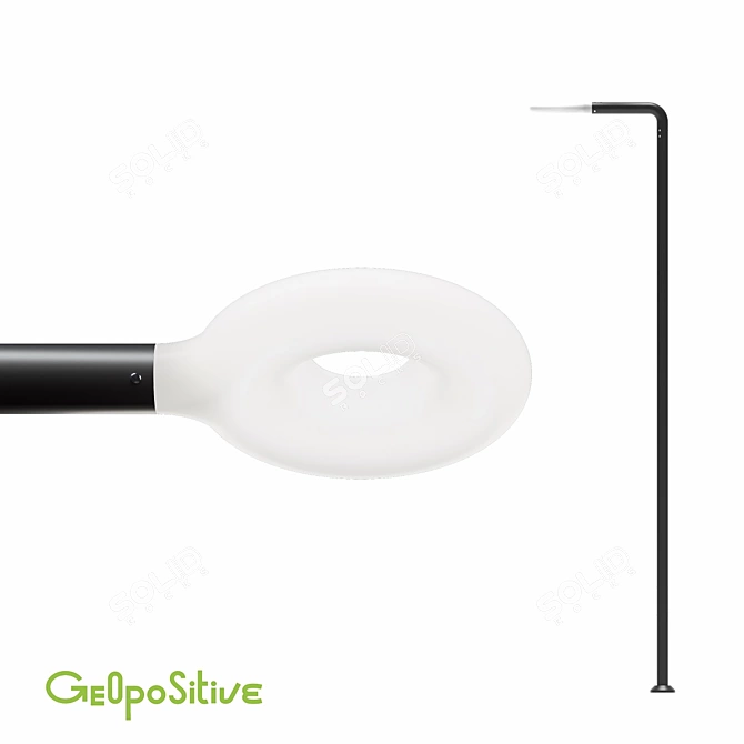 Title: Sleek and Durable B5 OM Street Lamp 3D model image 3