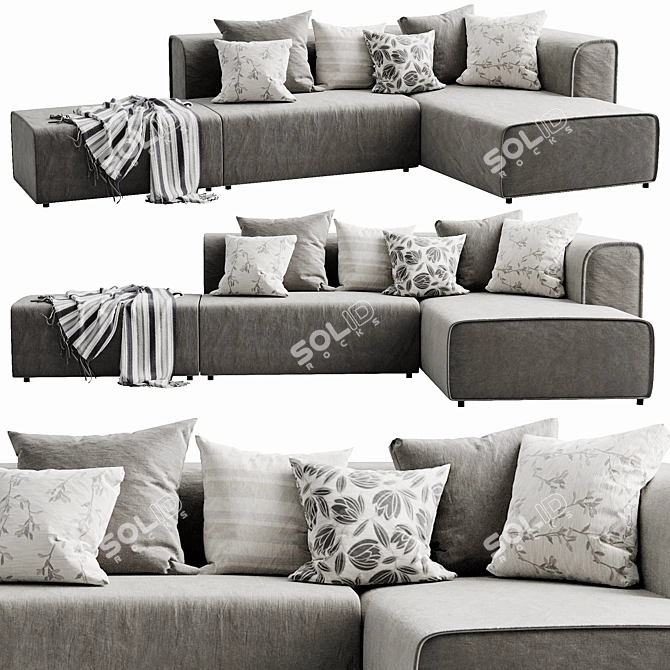 Elegant KARE Infinity Furniture Set 3D model image 1