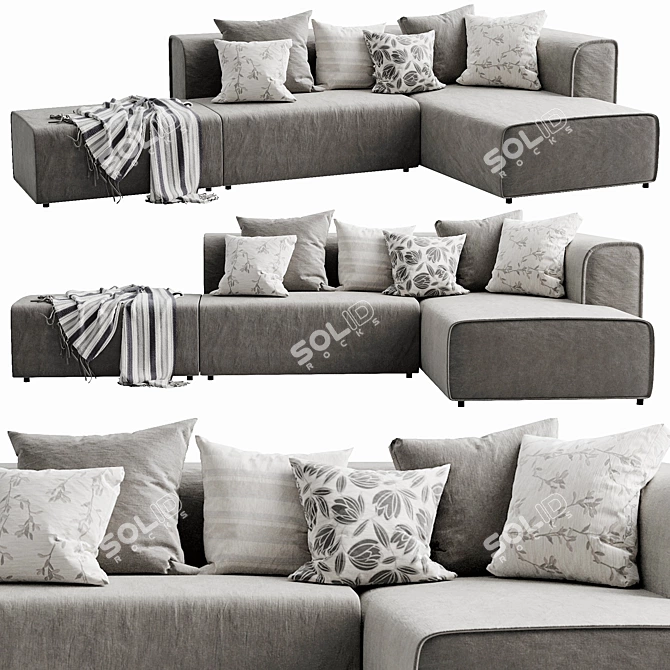 Elegant KARE Infinity Furniture Set 3D model image 5