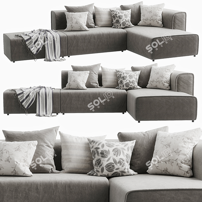 Elegant KARE Infinity Furniture Set 3D model image 8