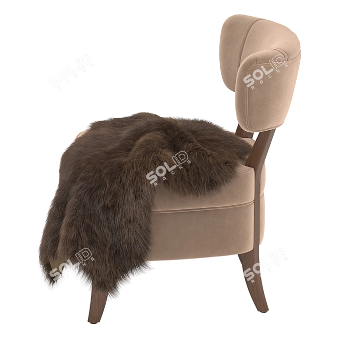 Luxury Tosconova Cigar Chair 3D model image 3