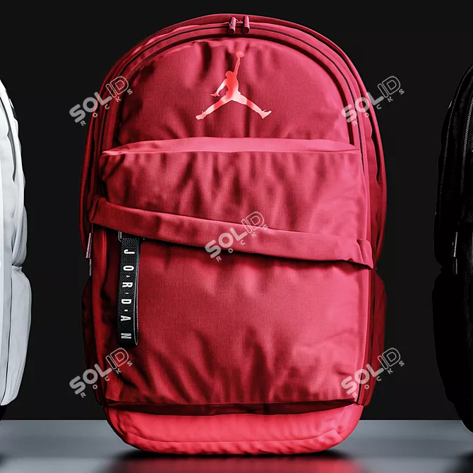 Air Jordan Patrol Backpack: Elite Style 3D model image 4