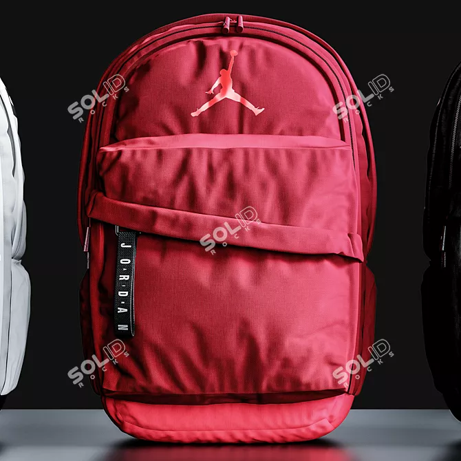 Air Jordan Patrol Backpack: Elite Style 3D model image 12