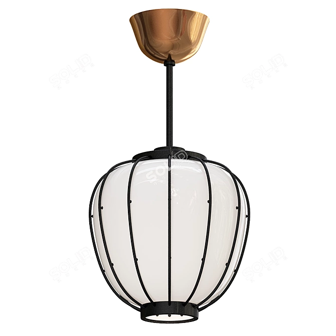 Vintage Arredoluce Pendant, Italy 3D model image 1