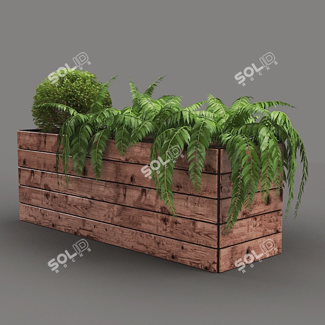 Title: Polygarden: Exquisite 329K Plant 3D model image 2