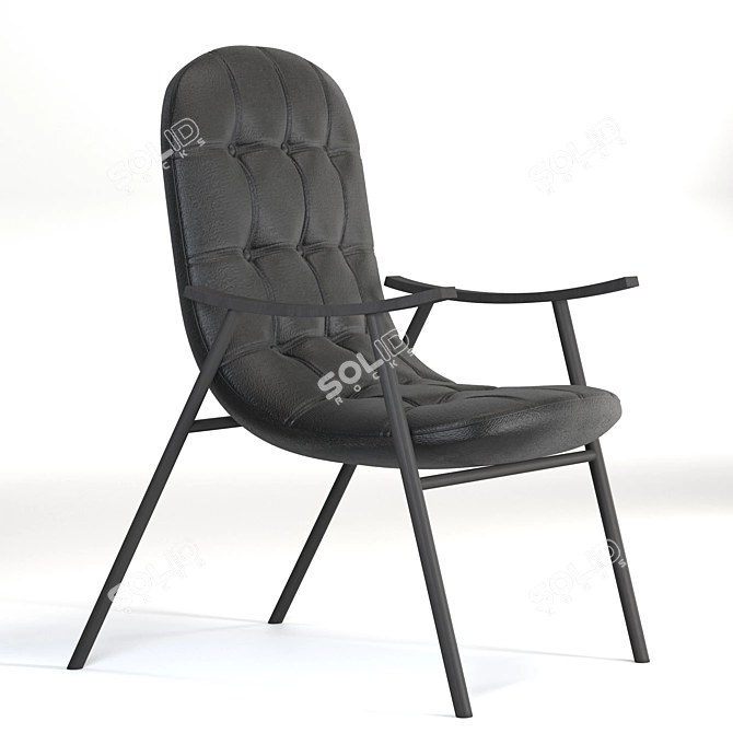 Modern Comfort at Home: FINN Chair 3D model image 2