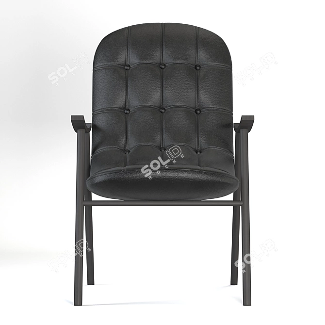 Modern Comfort at Home: FINN Chair 3D model image 3