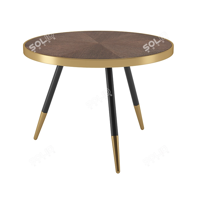 Modern Round Coffee Tables Set 3D model image 2