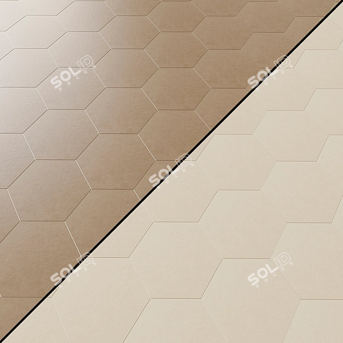 Daltile Bee Hive: 6 Types, 601x508mm 3D model image 2