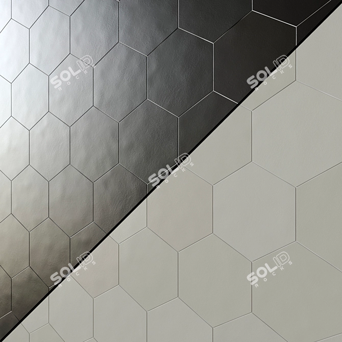 Affinity Tile Textilis - 8 Finishes 3D model image 1