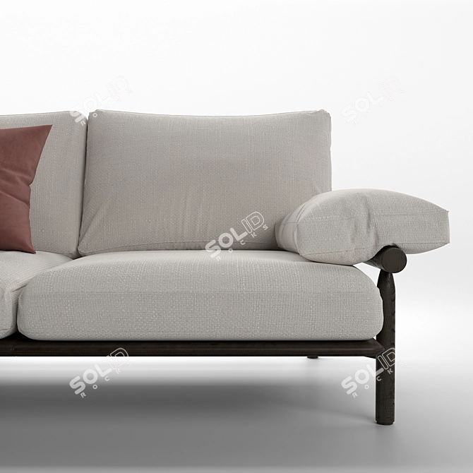 Modern Stilt Sofa: Toan Nguyen 3D model image 2