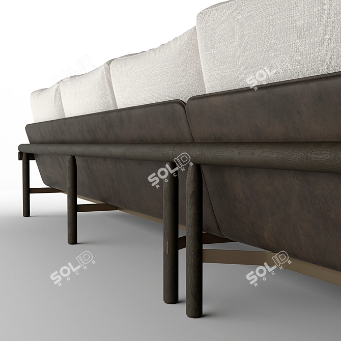 Modern Stilt Sofa: Toan Nguyen 3D model image 4