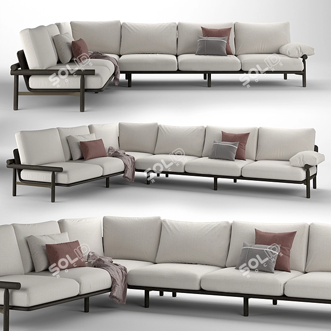 Modern Stilt Sofa: Toan Nguyen 3D model image 6