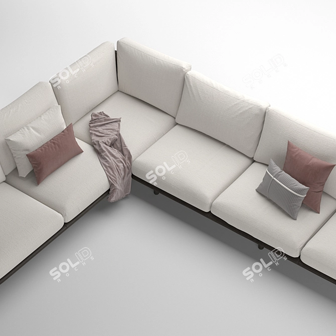 Modern Stilt Sofa: Toan Nguyen 3D model image 10