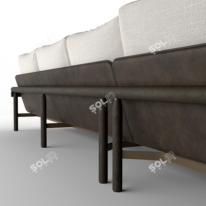 Modern Stilt Sofa: Toan Nguyen 3D model image 11