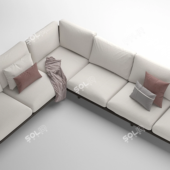 Modern Stilt Sofa: Toan Nguyen 3D model image 22