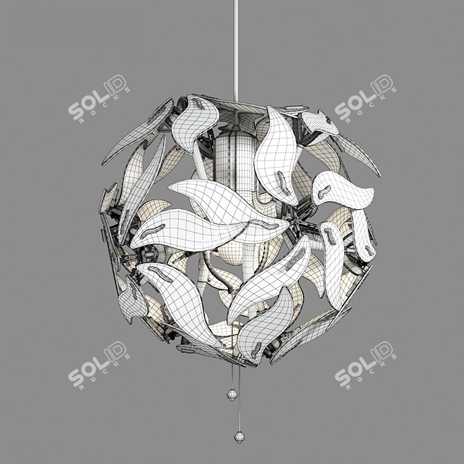 Versatile Ramsele Pendant Lamp 3D model image 5