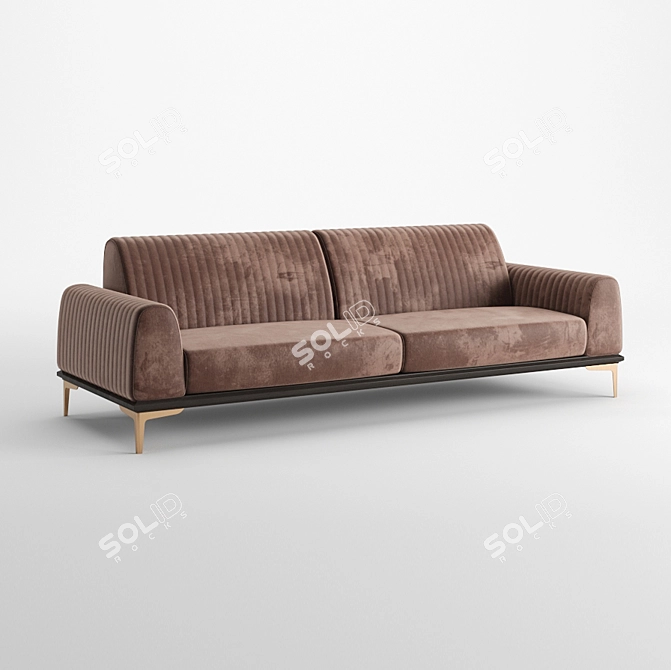 Ultimate Comfort Nirvana Sofa 3D model image 2