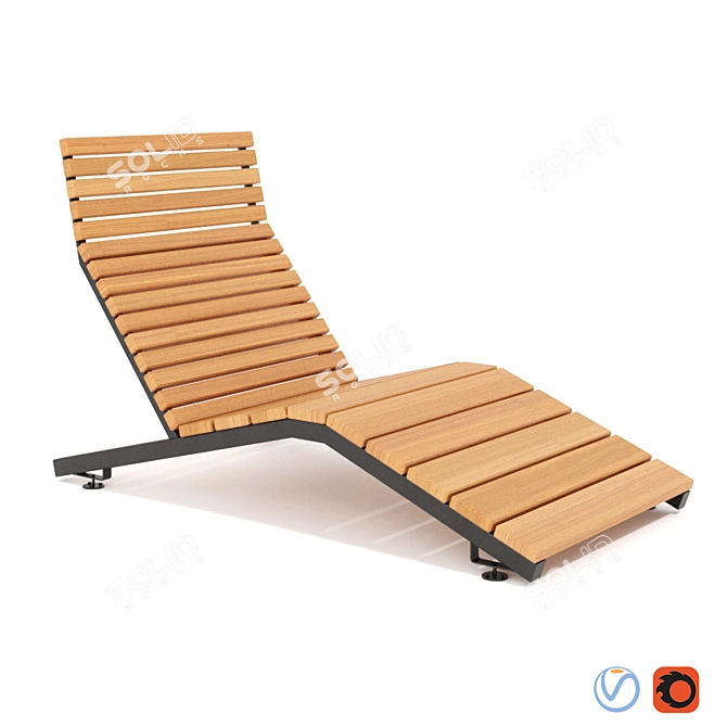 Adanat Outdoor Furniture 3D model image 2