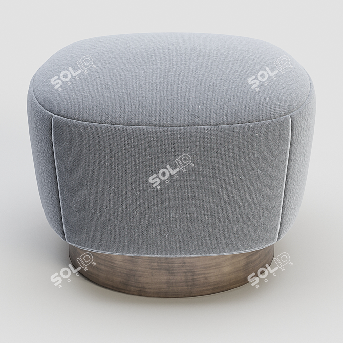  Holly Hunt Mesa Pouf Ottoman 3D model image 1