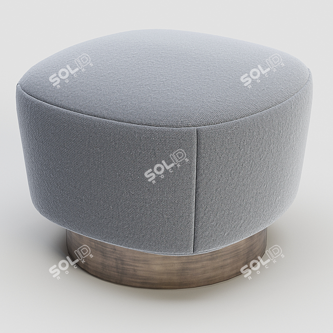  Holly Hunt Mesa Pouf Ottoman 3D model image 2