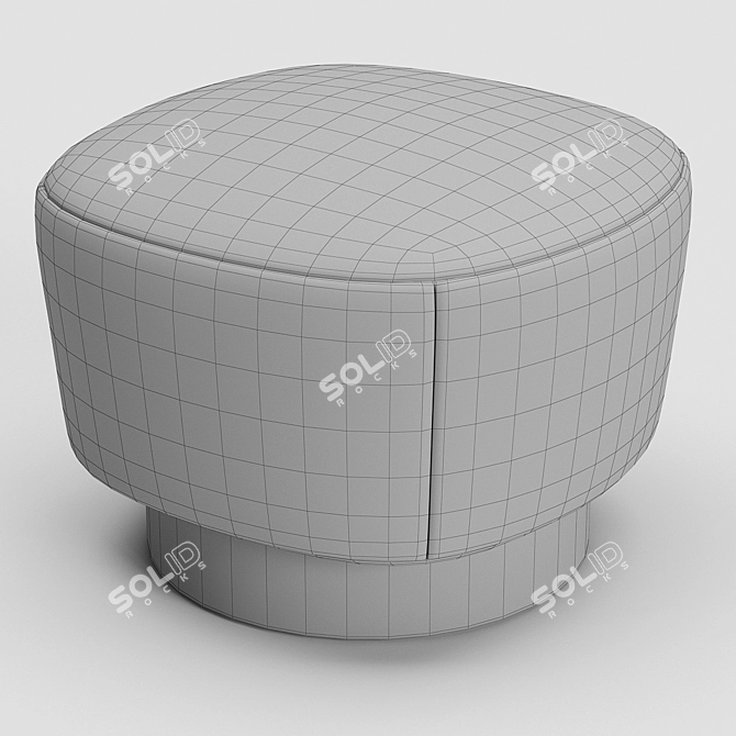  Holly Hunt Mesa Pouf Ottoman 3D model image 3