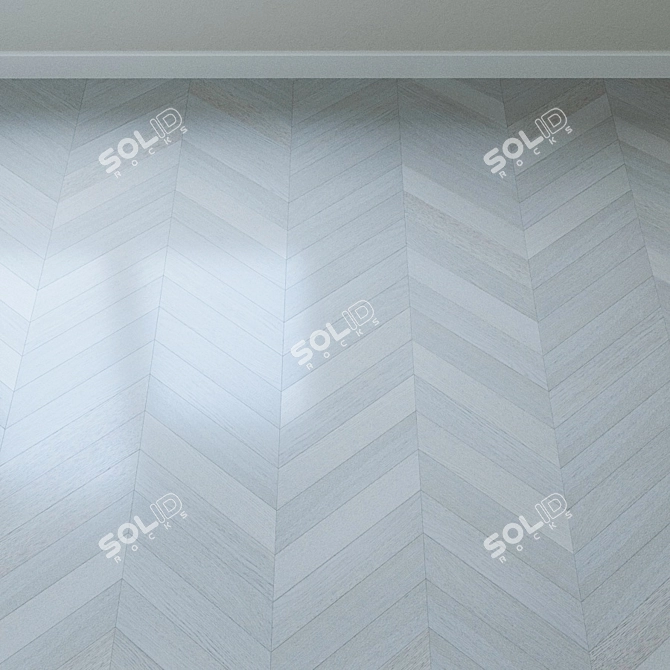 French Oak Parquet Board | Upofloor 3D model image 4