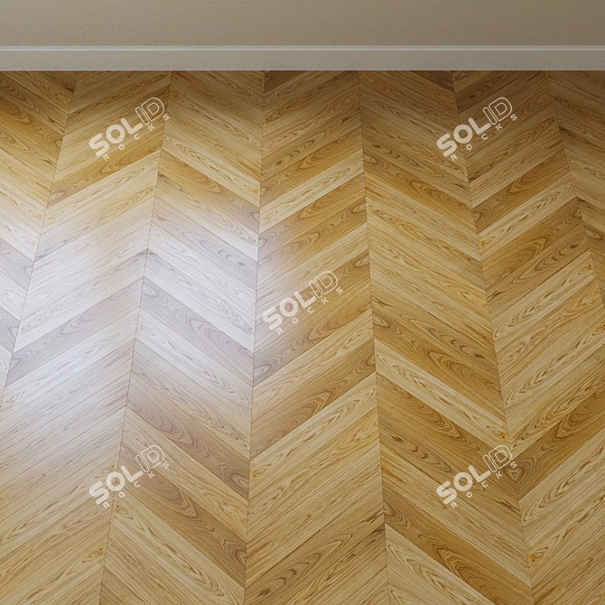 Upofloor Oak Parquet Board 3D model image 4