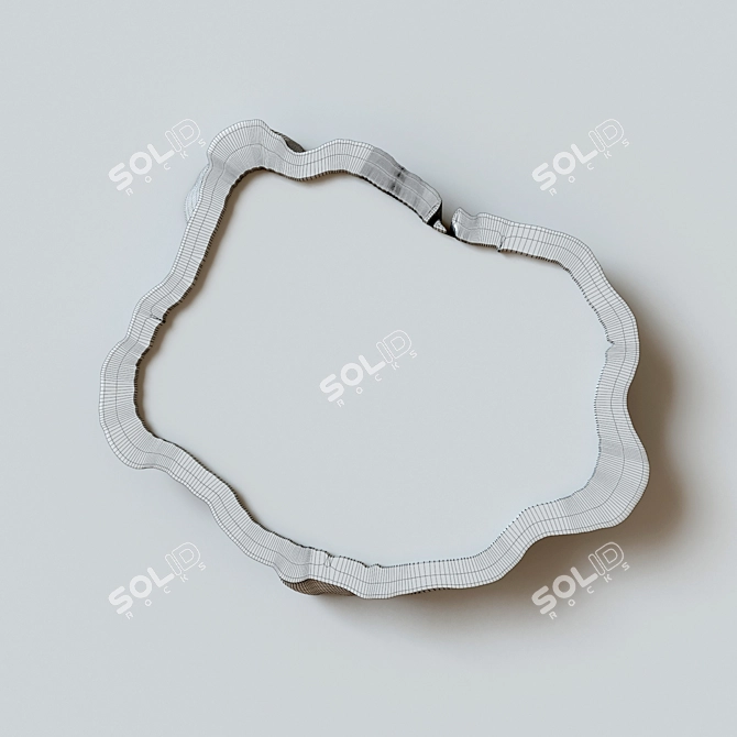  Rustic Loft Slab Mirror 3D model image 3