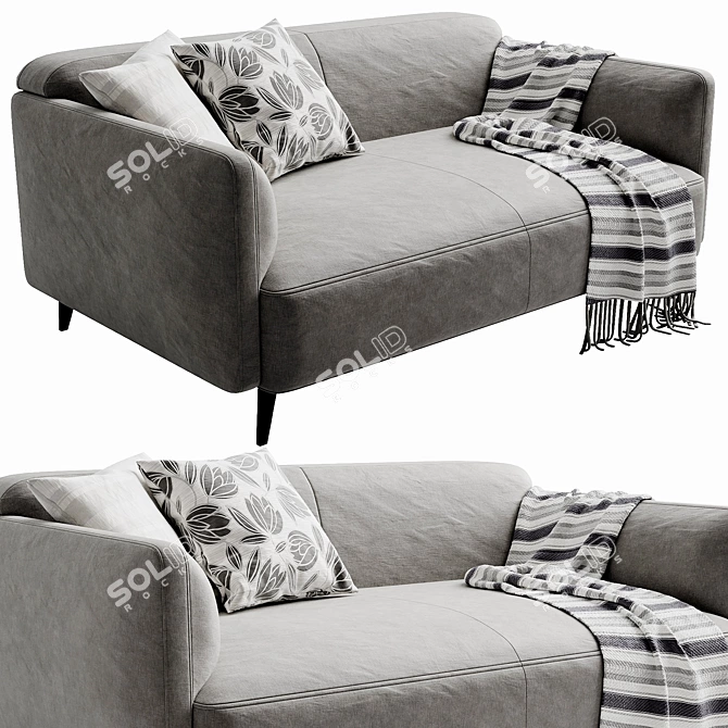 Modern Modular Boconcept Modena Sofa 3D model image 3