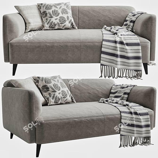 Modern Modular Boconcept Modena Sofa 3D model image 4