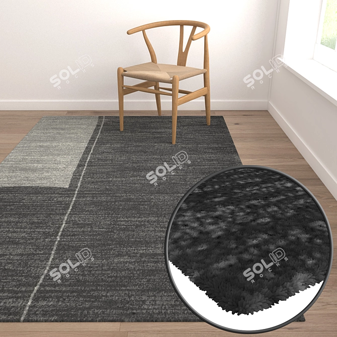 Deluxe Carpet Set - High-Quality Textures 3D model image 5