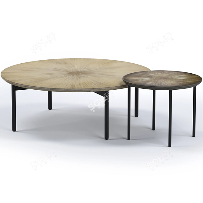  Slettvoll Roma Coffee Table - Elegant Scandinavian Design 3D model image 1