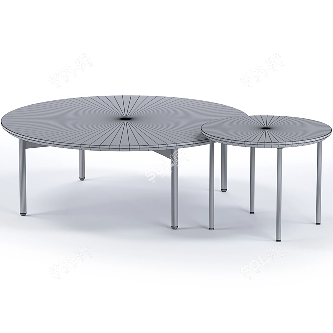  Slettvoll Roma Coffee Table - Elegant Scandinavian Design 3D model image 4