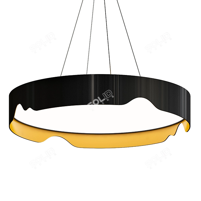 Sally LED Modern Style Chandelier 3D model image 1