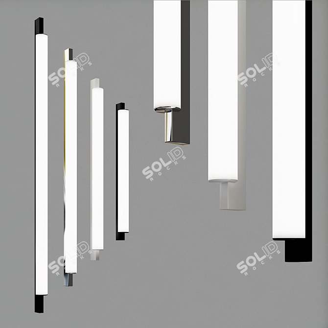 Illuminate Your Vanity: Keel LED Light 3D model image 1