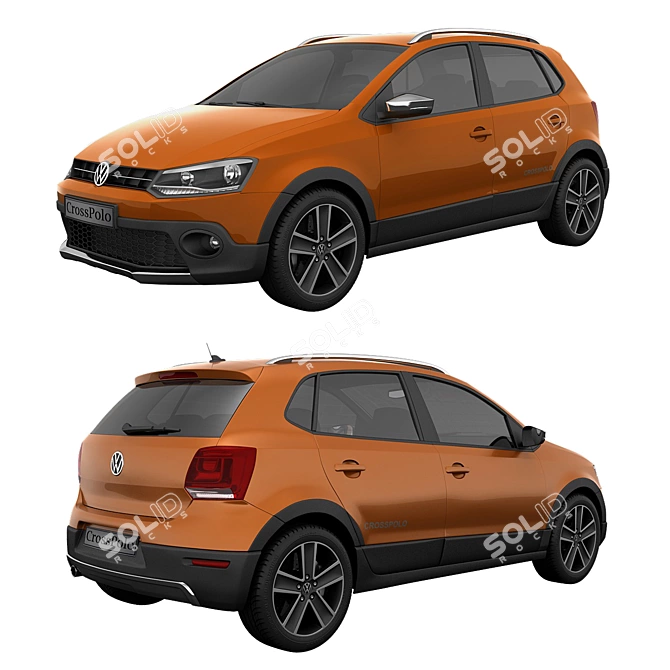 Volkswagen Crosspolo 2010: Detailed 3D Model 3D model image 4