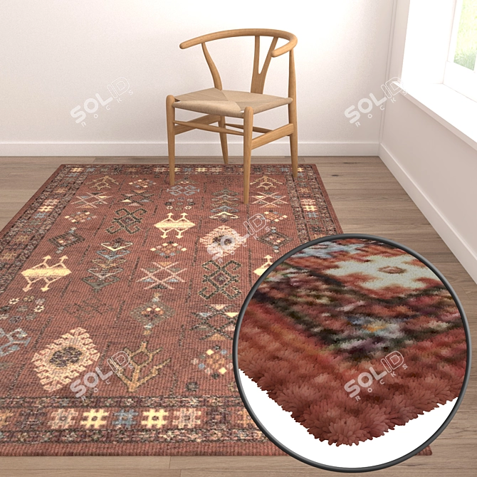 Luxury Carpet Set 1471 3D model image 5