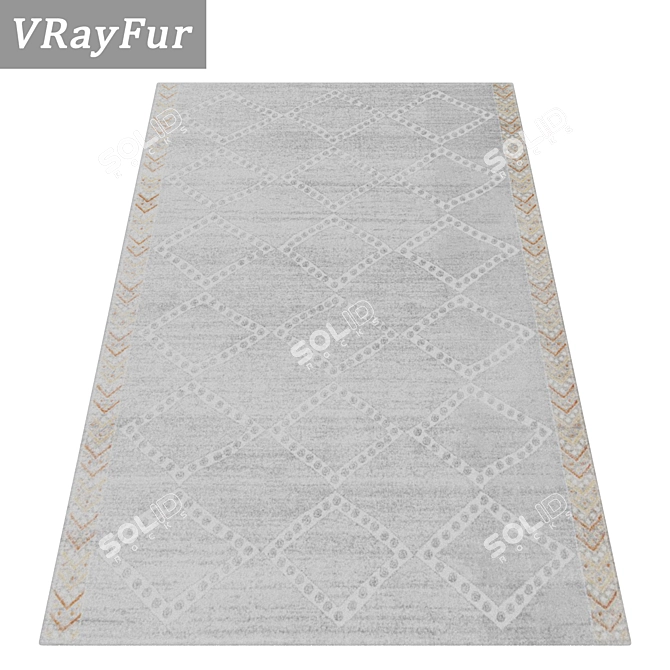 Luxury Carpet Set: High-Quality Textures, Multiple Variants 3D model image 2