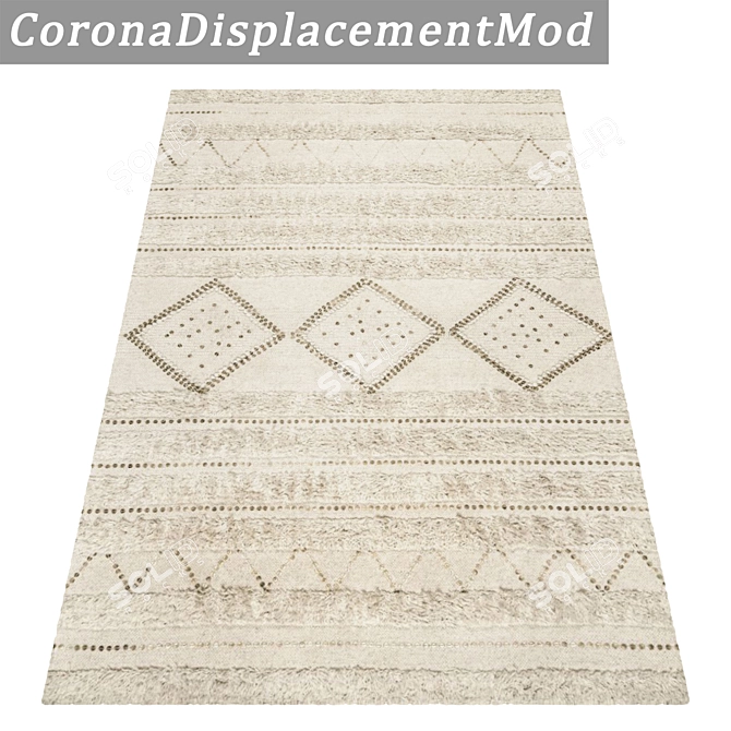 Luxury Carpet Set: High-Quality Textures, 3 Variants 3D model image 4