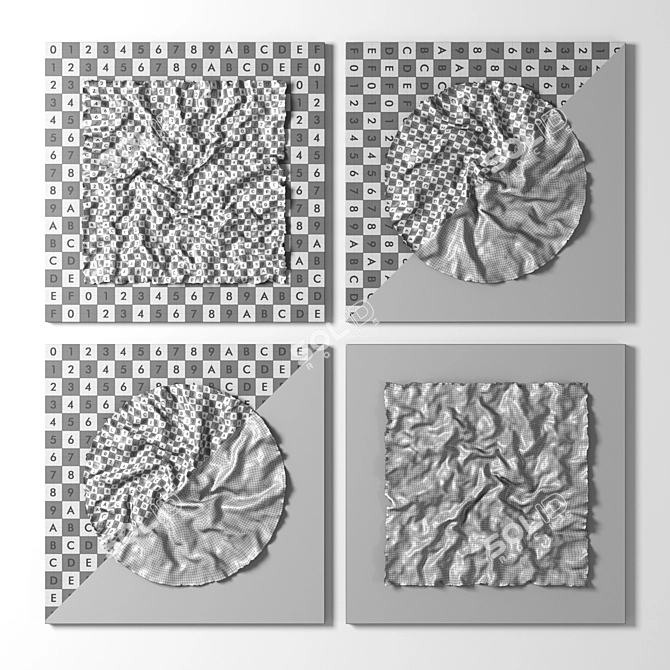  Modern Geometric Wall Decor 3D model image 5