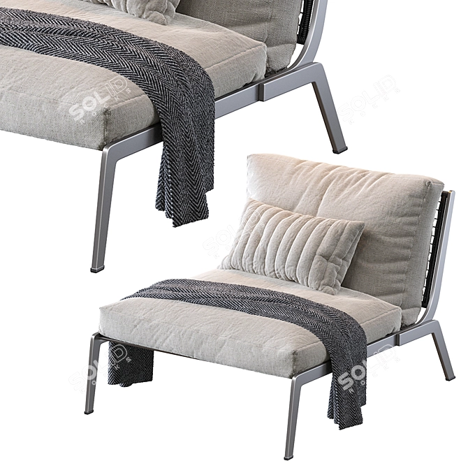 Elevate Your Comfort: Happy Flexform 3D model image 4