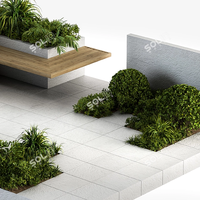 Roofscape Furniture: Elegant Outdoor Oasis 3D model image 3