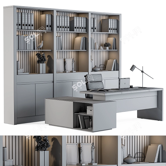 Executive Essentials - Manager Set
Sleek and Stylish Office Furniture
Efficiency and Elegance Combined
Modern Office Furniture 3D model image 5