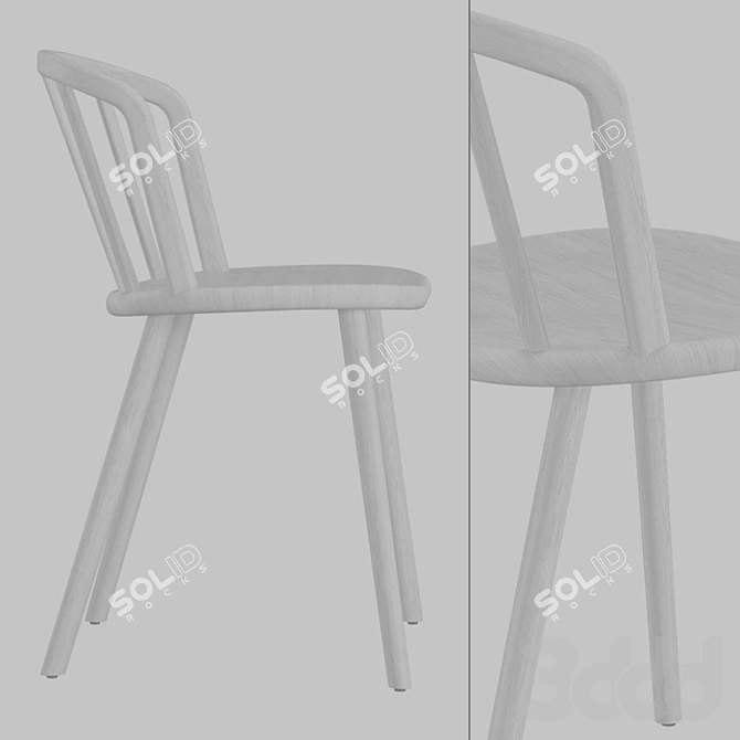 ErgoSeat Office Chair 3D model image 8