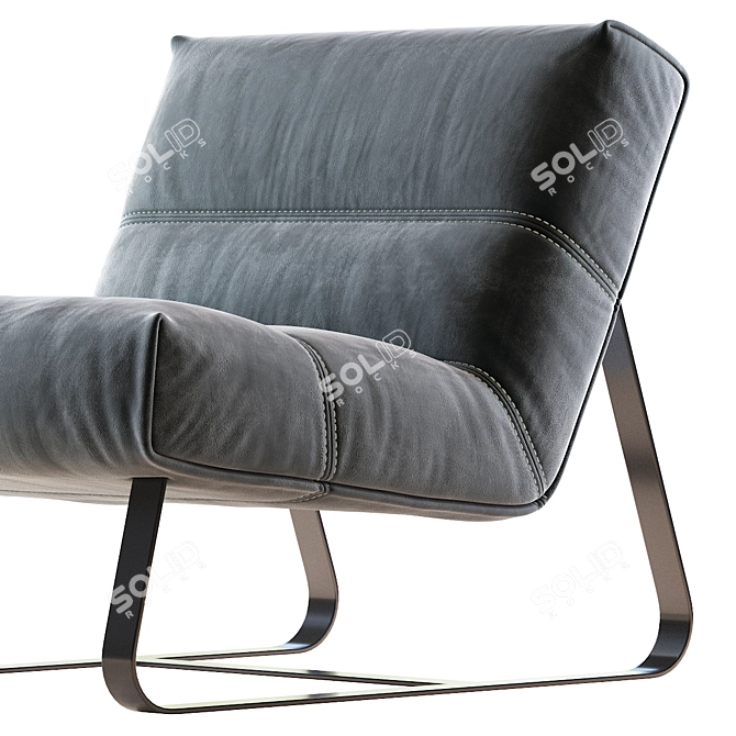 Modern Loft Armchair 3D model image 4