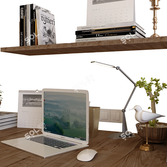 Versatile Workstation Set 3D model image 3